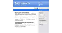 Desktop Screenshot of annasimotova.com