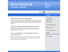 Tablet Screenshot of annasimotova.com